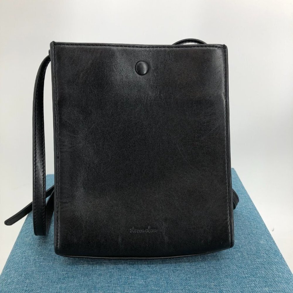 Steven Alan Camden black leather mini shoulder bag - Picture 2 of 14